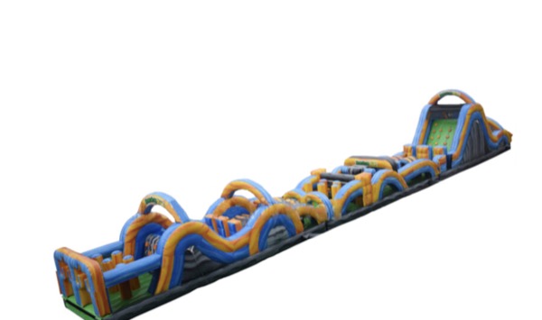 100 foot Radical Run obstacle course